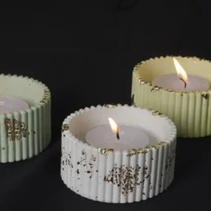 Fluted Tea Light Holder